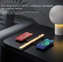 Carregador por indução Dobrável 3 em 1 para IPhone, Apple Watch e Airpods