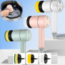 Escova de limpeza elétrica Multi-funcional Rotativa e Recarregável