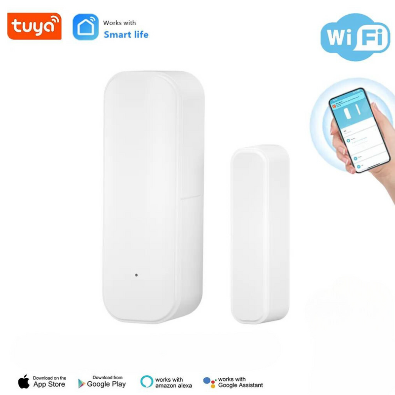 Sensor Inteligente Tuya para portas e janelas magnético com WI-FI