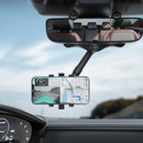 Suporte universal de celular 360 graus para espelho retrovisor de carro