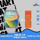 SmartWatch IWO 17 Pro MAX Series 9 ULTRA IP68 À Prova D' Água Lançamento + Pulseira de Brinde