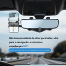 Suporte universal de celular 360 graus para espelho retrovisor de carro