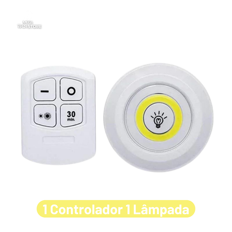 Iluminação LED com Controle remoto sem Fio Super Brilhante