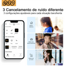 Fone de Ouvido QCY HT05 Bluetooth, 40db com Cancelamento Ruído ativo