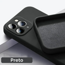 Case iPhone de Proteção contra Colisão de Silicone