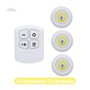 Iluminação LED com Controle remoto sem Fio Super Brilhante