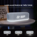 Base de Carregamento por indução com Despertador Mostrador de hora Digital e Luz LED