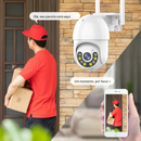 Câmera de segurança JOOAN externa, sem fio com Rastreamento AI