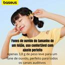 Fone de Ouvido Baseus WM02 Bluetooth 5.3 Bateria de Longa Duração