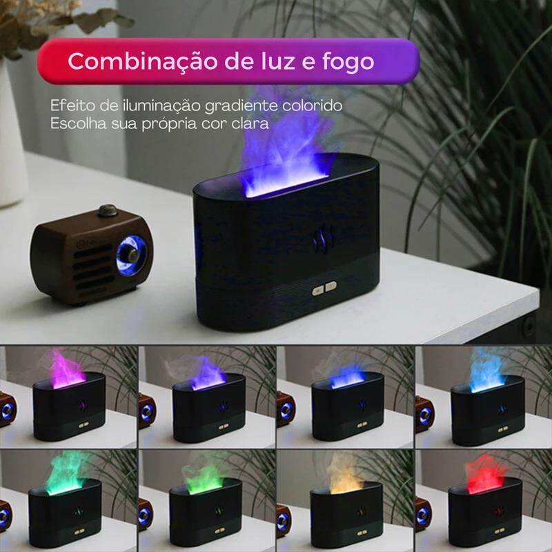 Umidificador De Ar estilo Lareira