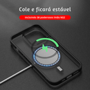 Case NaNoGlass Premium Para IPhone Magnética Magsafe  à Prova de Choque híbrido