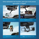 Suporte universal de celular 360 graus para espelho retrovisor de carro