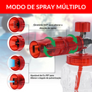 Pulverizador de espuma de alumínio com conector rápido para lavadoras de alta pressão.