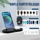 Base de carregamento Magnético por indução 5 em 1 para IPhones, AppleWatch e Airpods