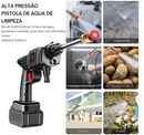 Lavadora De Alta Pressão Recarregável Para Carros Portátil