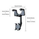 Suporte universal de celular 360 graus para espelho retrovisor de carro