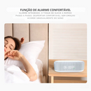 Base de Carregamento por indução com Despertador Mostrador de hora Digital e Luz LED