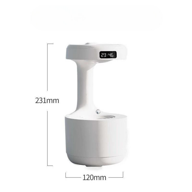Umidificador Aroma Terapia Anti-Gravidade com Luz noturna