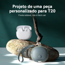 Fone de Ouvido QCY T20 Bluetooth Baixa Latência, Driver de Alta fidelidade