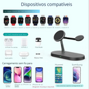 Base de carregamento Magnético por indução 5 em 1 para IPhones, AppleWatch e Airpods