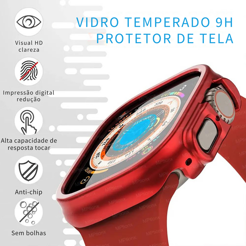 Película de Alta Proteção para SmarWatch, Apple Watch, Vidro temperado, Protetor de tela Anti-riscos
