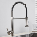 Torneira de cozinha Matte Black Pull Down, Bocal de múltiplos modos para água quente e fria