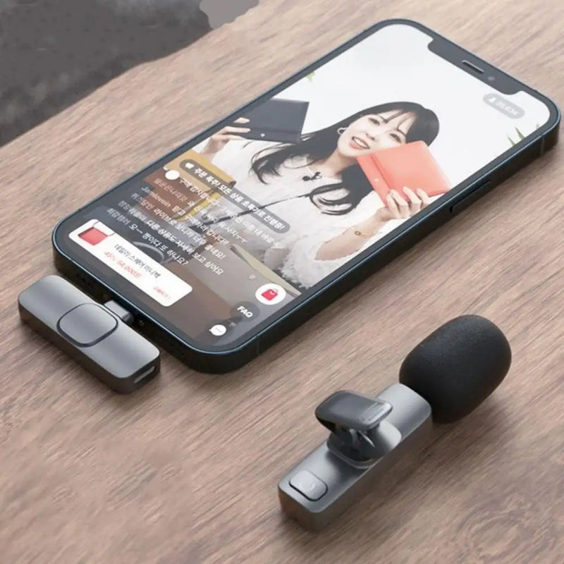 Microfone Lapela Sem Fio Bluetooth Para Celular Android e IPhone