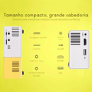 Mini projetor Led YG300, 1000 Lúmens