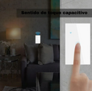 Interruptor de parede inteligente WI-FI sensor toque com luz LED compatível com alexa, google casa