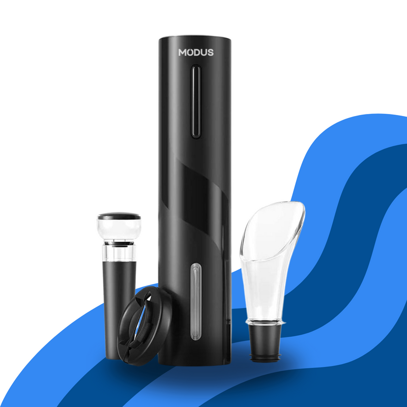 Abridor de Vinho Elétrico Automático + 3 Itens de BRINDE