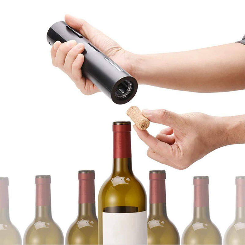 Abridor de Vinho Elétrico Automático + 3 Itens de BRINDE