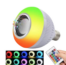 Lâmpada Bluetooth de LED com Caixa De Som e Controle RGB 12W