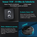 Robô aspirador de pó ABIR X8, navegação a laser com sucção, multi-assoalho mapa, Esterilização UV App personalizável