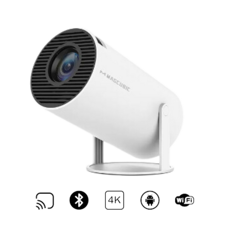 Projetor portátil WI-FI 4K  Cinema em casa e ao ar livre