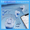 Fones De Ouvido Bluetooth T6 Com Display em LED