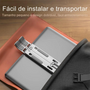 Suporte portátil de alumínio para Notebook com base dobrável