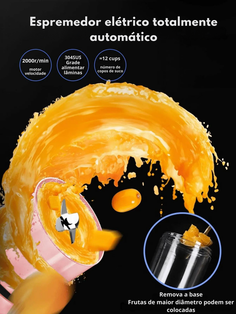 Liquidificador portátil 350ml Fresh Juice