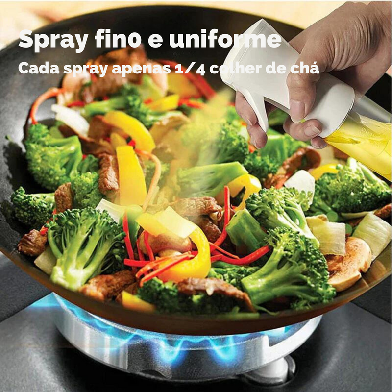 Spray pulverizador de óleo e azeite para cozinha e churrascos