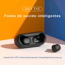 Fone de ouvido QCY-T1C sem fio Bluetooth QCY
