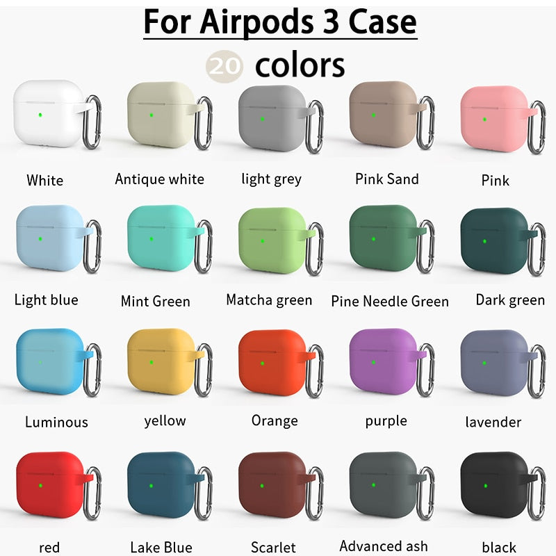 Case para Fones de ouvido Air Pods 3 case em Silicone