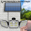 Refletor LED Solar ajustável, Ultra Econômico