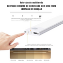 Lâmpada sem fio LED 3 em 1 com Sensor de Movimento Recarregável para Armário, Guarda-roupas e cozinha