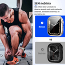 Capa à prova D'água para Apple Watch, SmartWatch Protetor de Tela de vidro