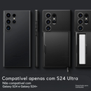 Case Samsung Galaxy S24 Ultra com Armadura Slim, compartimento para Cartão