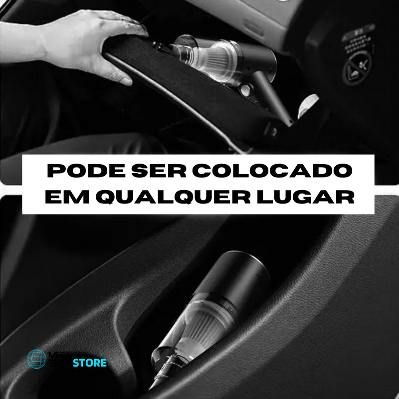 Aspirador de pó Multiuso, Carregamento USB para Carros