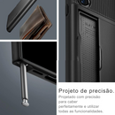 Case Samsung Galaxy S24 Ultra com Armadura Slim, compartimento para Cartão