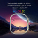 SmartWatch Ultra Series 8 Pro MAX Gen 2, NFC Desbloqueio de porta, Tela AMOLED, Carregamento por indução