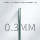 Capa Premium de Metal Ultra Fino Transparente para Samsung Galaxy