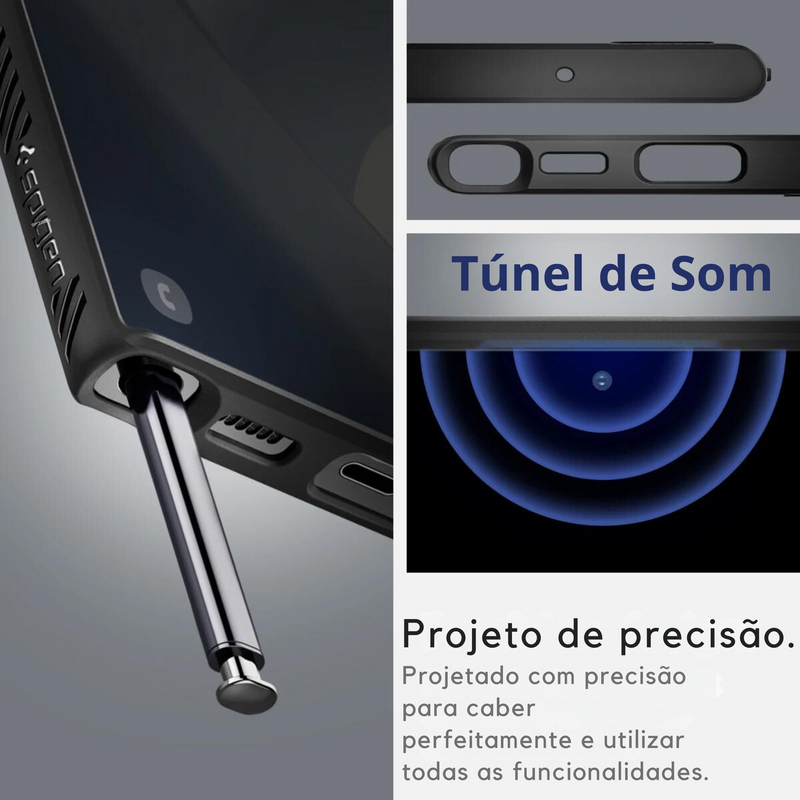 Case Premium em Ar Liquido para Samsung Galaxy