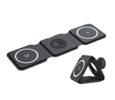 Carregador por indução Dobrável 3 em 1 para IPhone, Apple Watch e Airpods
